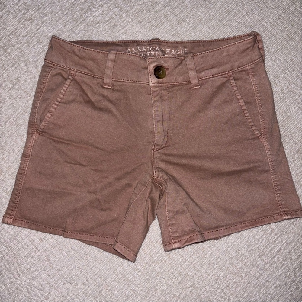 American Eagle Outfitters Midi Women's Rose pink Shorts